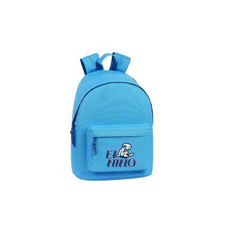 Cartera escolar safta el nino light blue day pack ordenador 141 310x160x410 mm