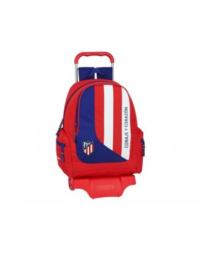 Cartera escolar con carro safta atco madrid neptuno 320x170x430 mm