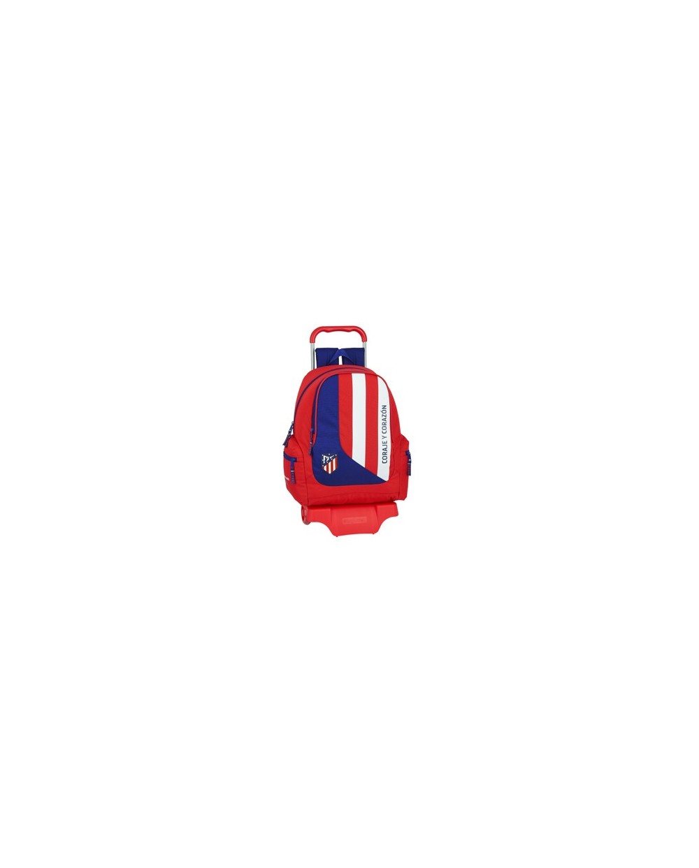 Cartera escolar con carro safta atco madrid neptuno 320x170x430 mm