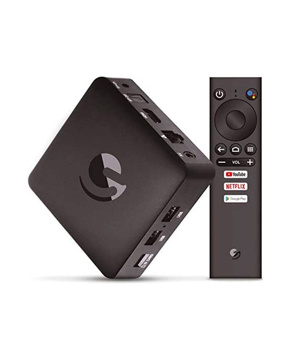 Receptor engel en1015k 4k uhd android 90 tv asistente google 8gb micro sd bluetooth wifi hdmi