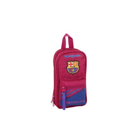 Plumier escolar safta fc barcelona corporativa mochila con 4 portatodos llenos 120x50x230 mm