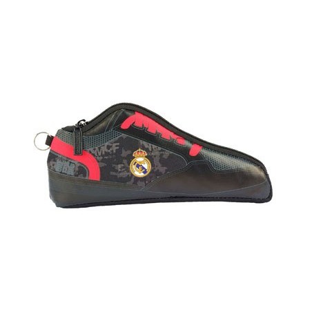 Bolso escolar safta portatodo real madrid black zapatilla 240x100x20 mm