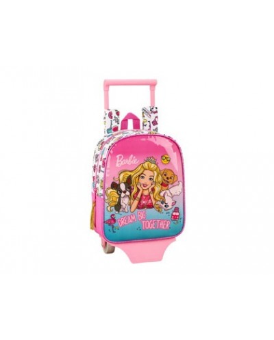 Cartera escolar safta con carro barbie celebration 220x280x100 mm