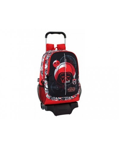 Cartera escolar safta con carro star wars galactic mission 330x430x150 mm