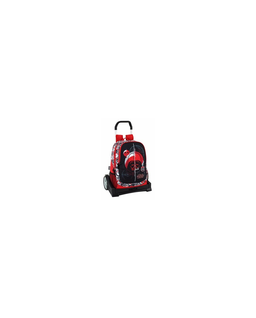 Cartera escolar safta con carro star wars galactic mission 330x150x430 mm