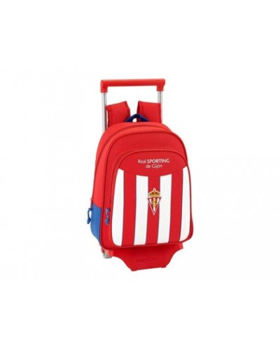 Cartera escolar safta con carro real sporting de gijon 270x340x100 mm