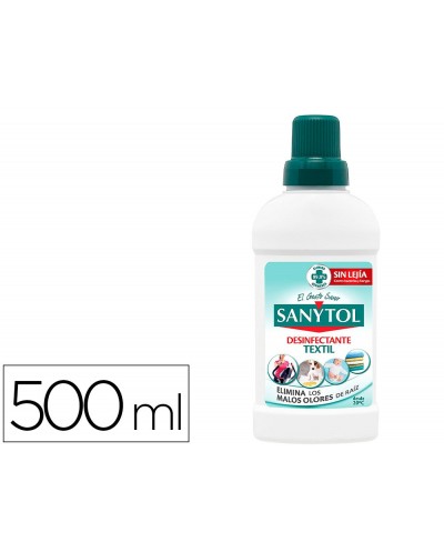 Quitaolor desinfectante sanytol para textil con pulverizador bote de 500 ml