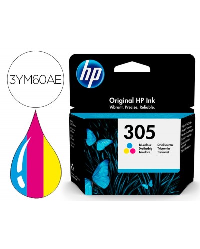 Ink jet hp 305 deskjet 1210 1212 1255 2732 2752 4155 4158 envy 6020 6052 6055 6420 tricolor 100