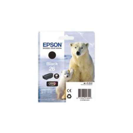 Inkjet epson tinta 26 negra