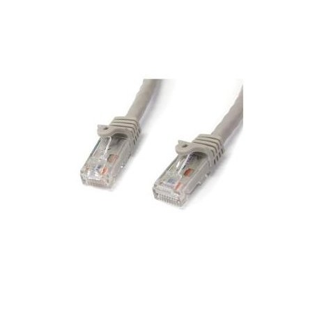 Cables fibra ethernet telef startech cable 2m gris cat6 snagless