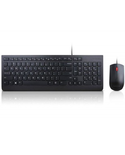 Maletin lenovo wired keyboard and mouse espanol