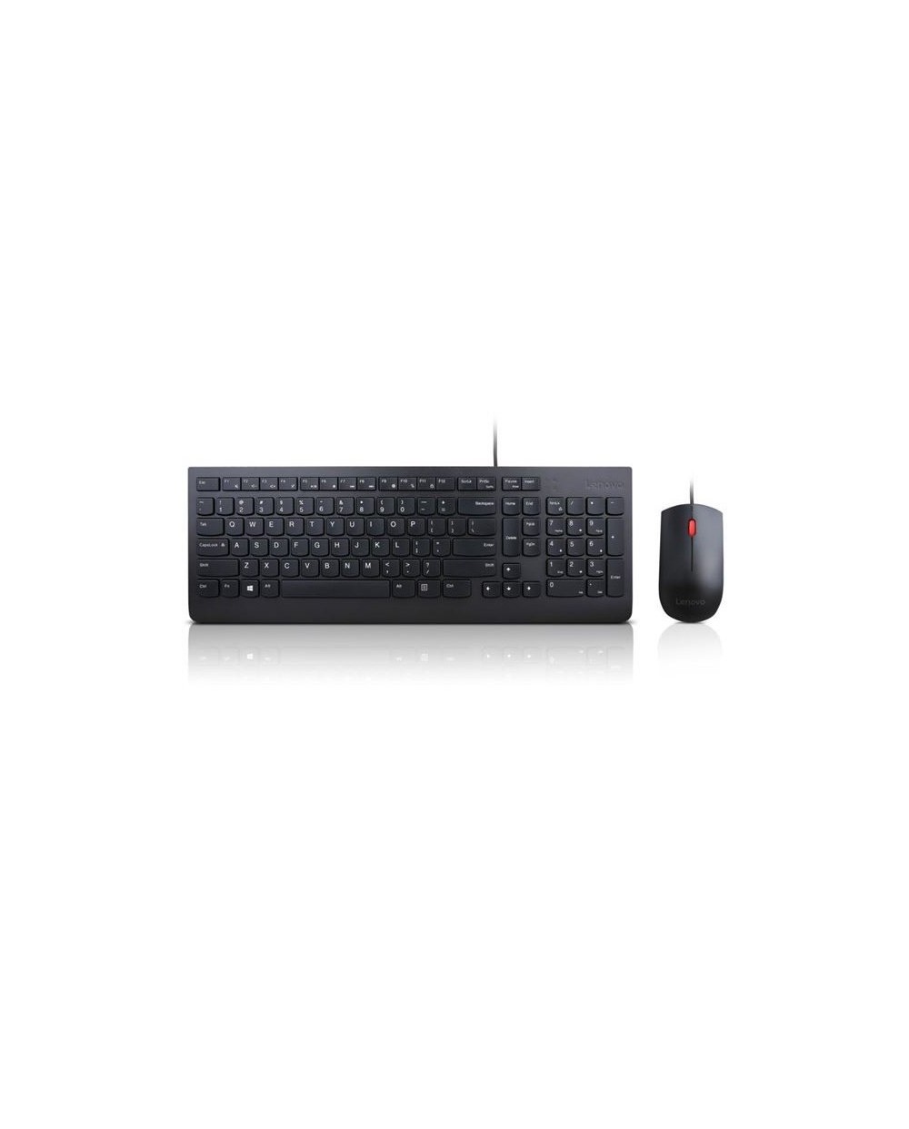 Maletin lenovo wired keyboard and mouse espanol