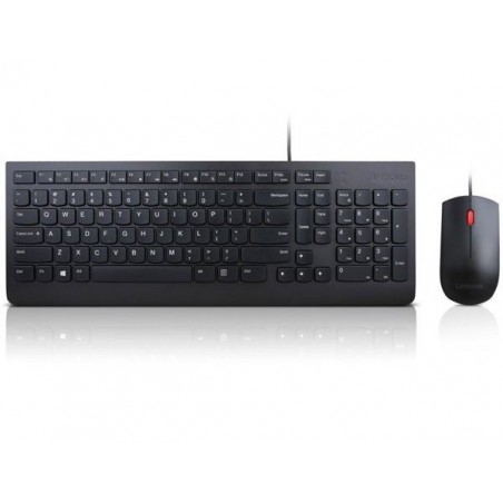 Maletin lenovo wired keyboard and mouse espanol