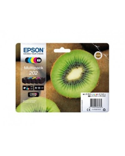 Consumibles epson multipack 5 colores 202 claria bl