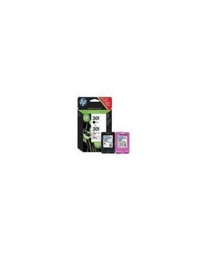 Consumibles hp inc hp 301 combo 2 pack black tricolor