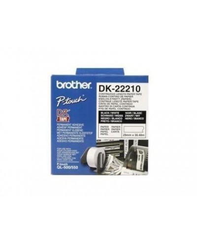 Consumibles brother cinta papel continuo blanco 29x3048