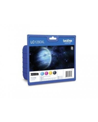 Inkjet brother pack tintas lc1280xlvalbp 4 colores