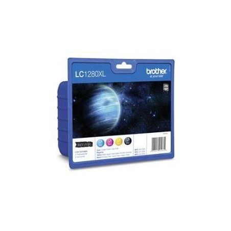 Inkjet brother pack tintas lc1280xlvalbp 4 colores