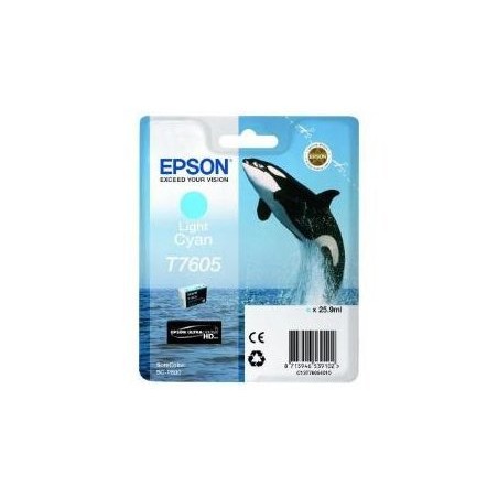 Consumibles epson cartucho cian claro sc p600