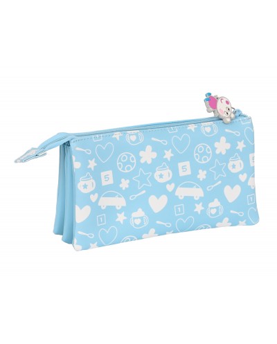 Bolso escolar safta portatodo peppa pig baby triple 220x30x120 mm