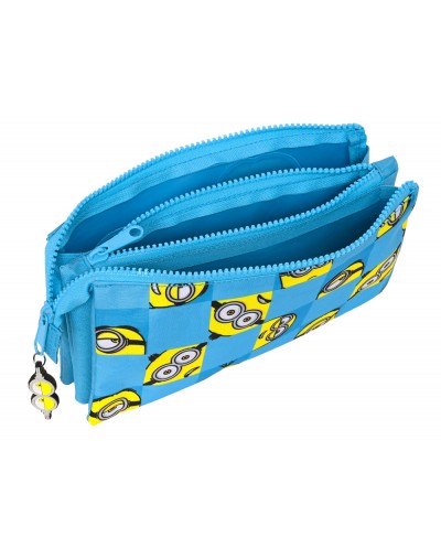 Bolso escolar safta portatodo minions minionstatic triple 220x30x120 mm