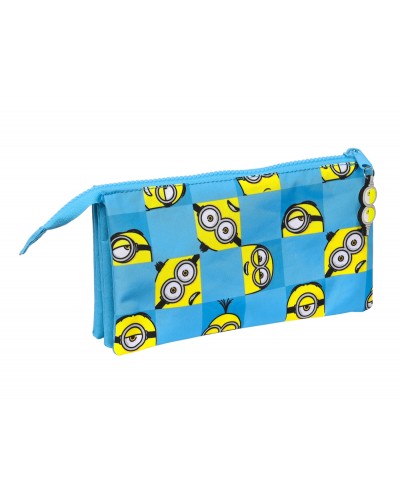 Bolso escolar safta portatodo minions minionstatic triple 220x30x120 mm