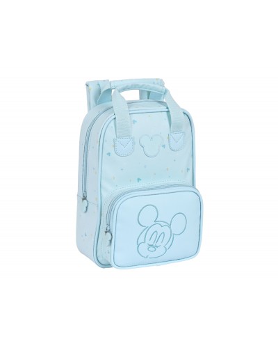 Mochila escolar safta mickey mouse baby con asas 200x80x280 mm