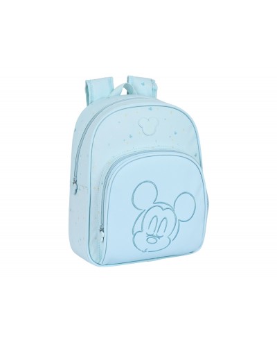 Mochila escolar safta mickey mouse baby adaptable a carro 280x100x340 mm