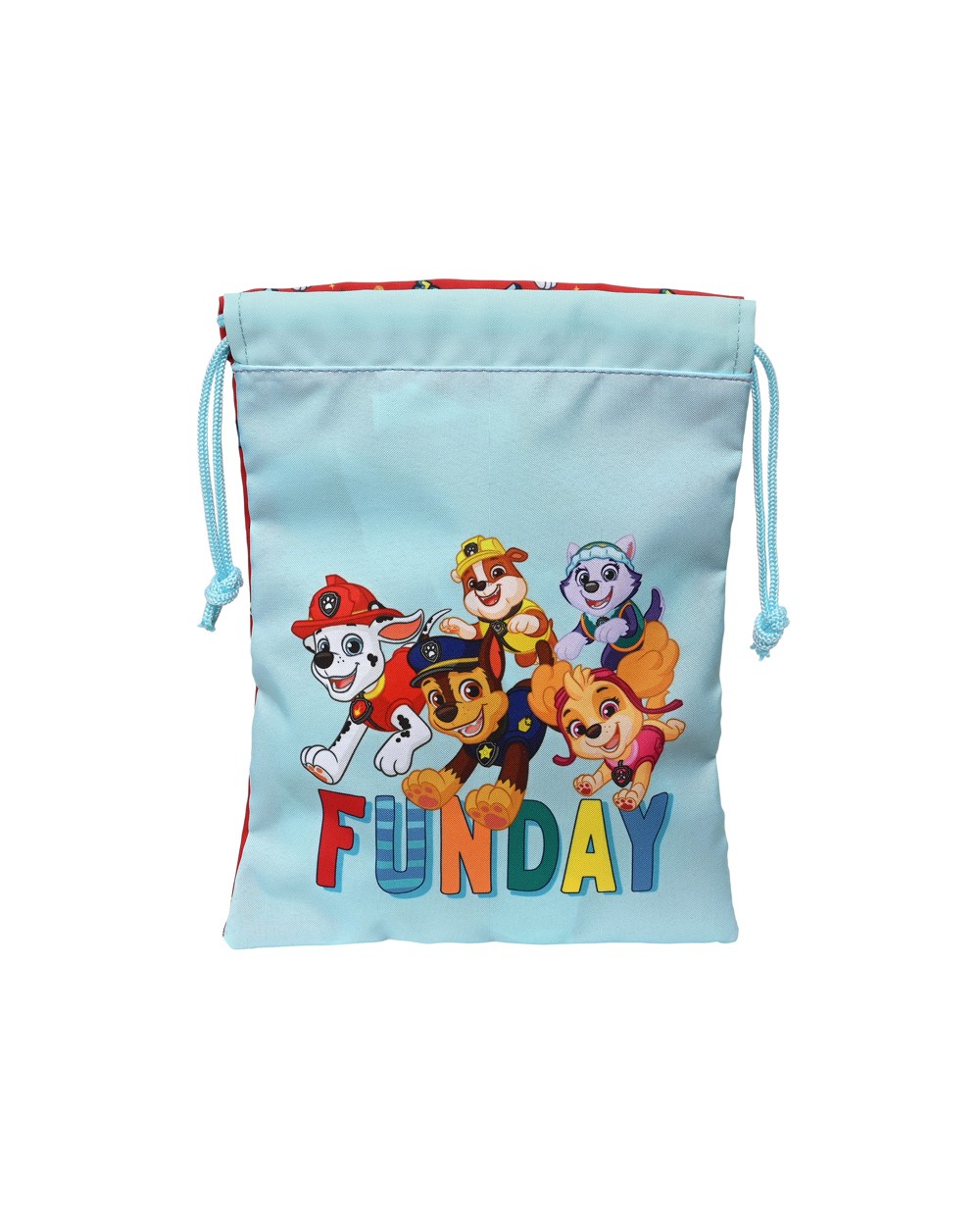 Saquito merienda safta paw patrol funday 250x200 mm