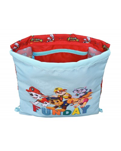 Saco plano safta junior paw patrol funday 340x260x10 mm