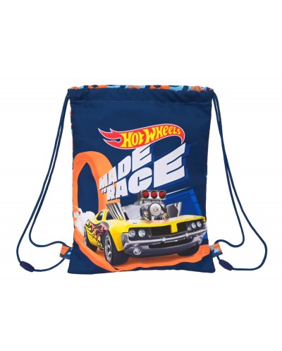 Saco plano safta junior hot wheels speed club 340x260x10 mm