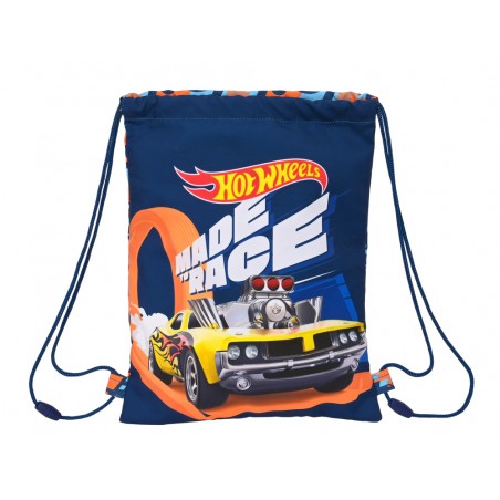 Saco plano safta junior hot wheels speed club 340x260x10 mm