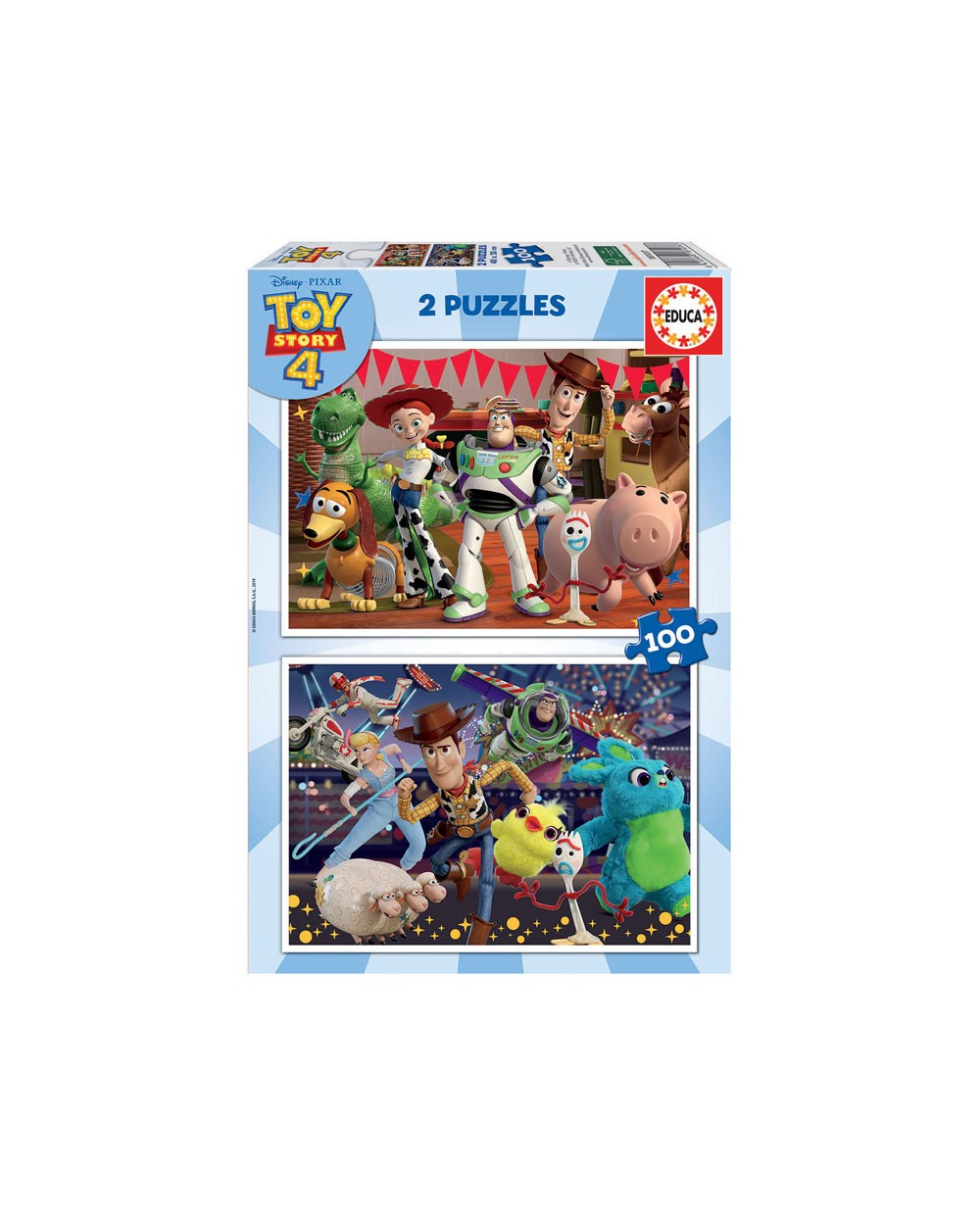 Puzle safta toy story ready to play 100 piezas 2 unidades