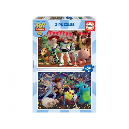 Puzle safta toy story ready to play 100 piezas 2 unidades