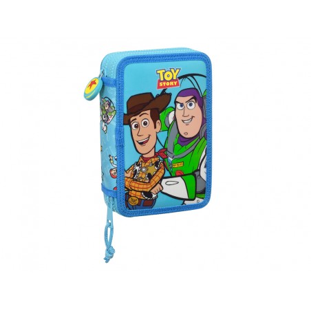 Plumier safta doble cremallera pequeno toy story ready to play 195x125x40 mm