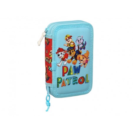 Plumier safta doble cremallera pequeno paw patrol funday 195x125x40 mm