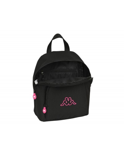 Mochila safta mini kappa black and pink 300x250x130 mm