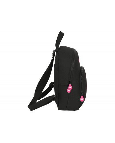 Mochila safta mini kappa black and pink 300x250x130 mm