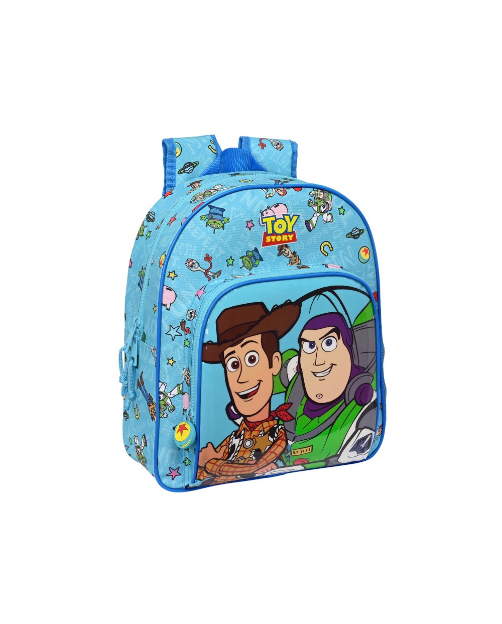 Mochila safta infantil adaptable a carro toy story ready to play 340x280x100 mm