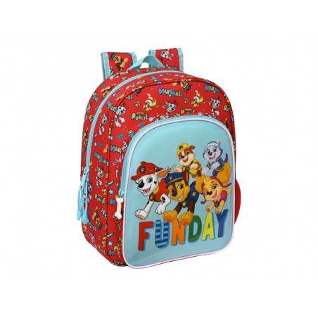 Mochila safta infantil adaptable a carro paw patrol funday 340x260x110 mm