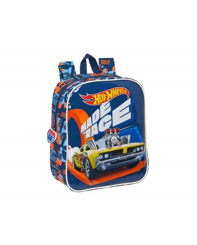 Mochila safta guarderia adapatable a carro hot wheels speed club 270x220x100 mm