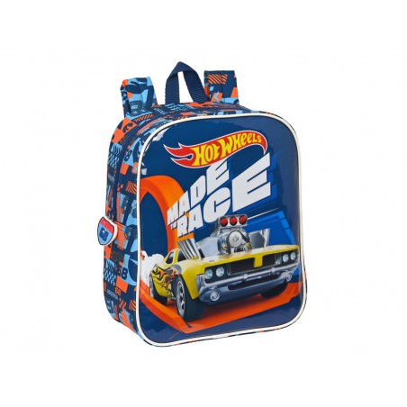 Mochila safta guarderia adapatable a carro hot wheels speed club 270x220x100 mm