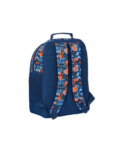 Mochila safta doble con cantoneras adaptable a carro hot wheels speed club 420x320x150 mm