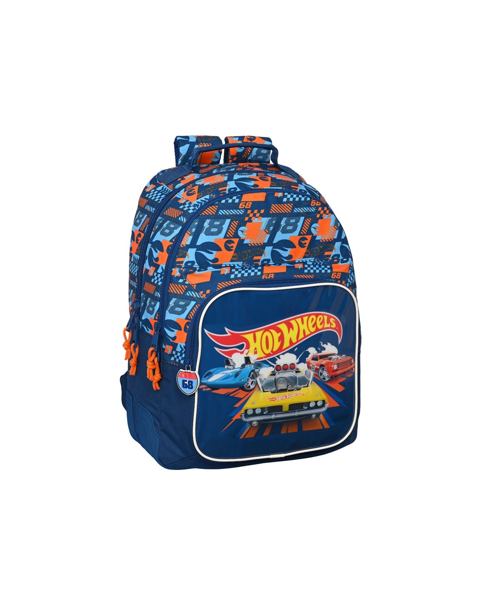 Mochila safta doble con cantoneras adaptable a carro hot wheels speed club 420x320x150 mm