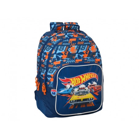 Mochila safta doble con cantoneras adaptable a carro hot wheels speed club 420x320x150 mm