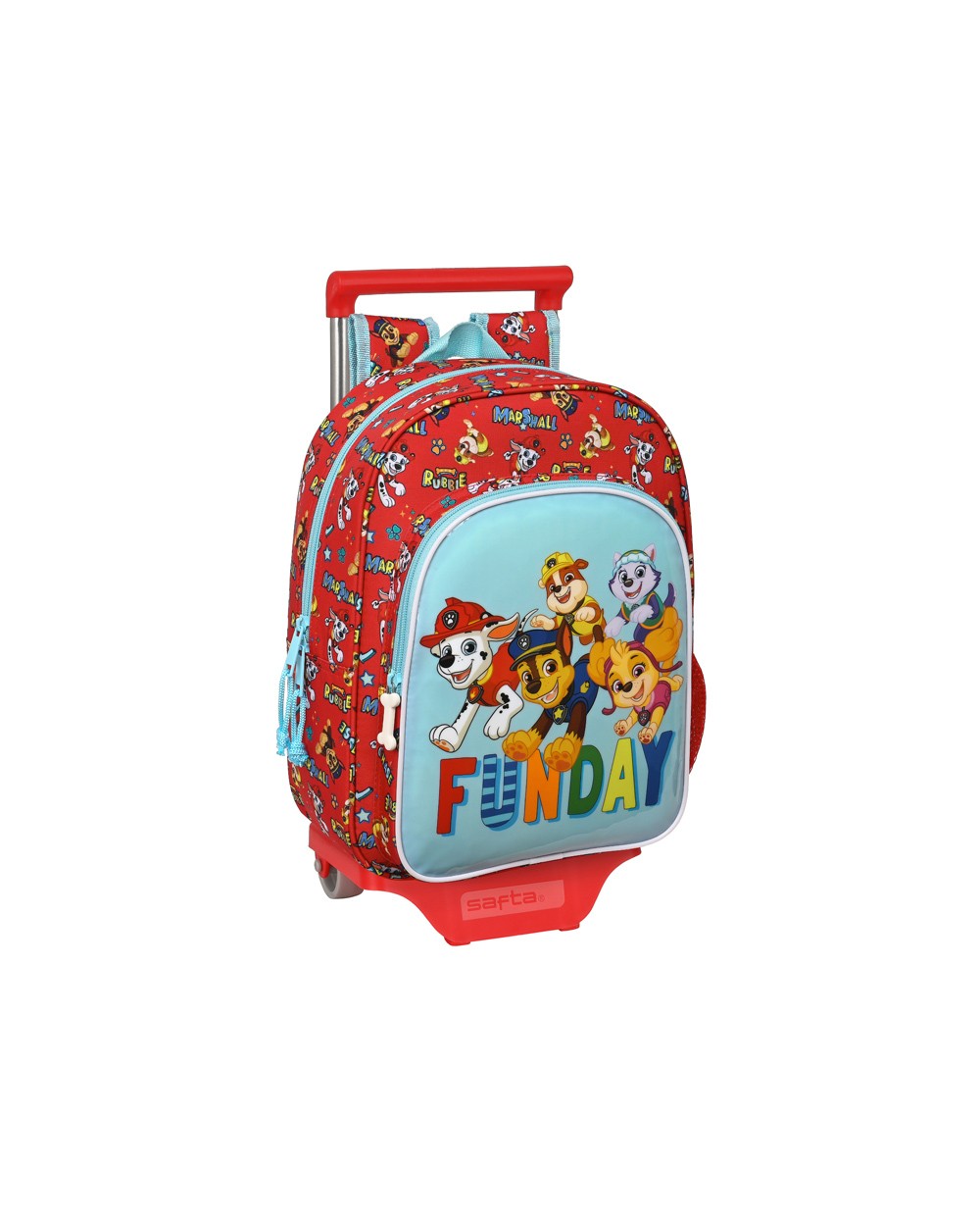 Mochila safta con carro paw patrol funday 340x260x110 mm