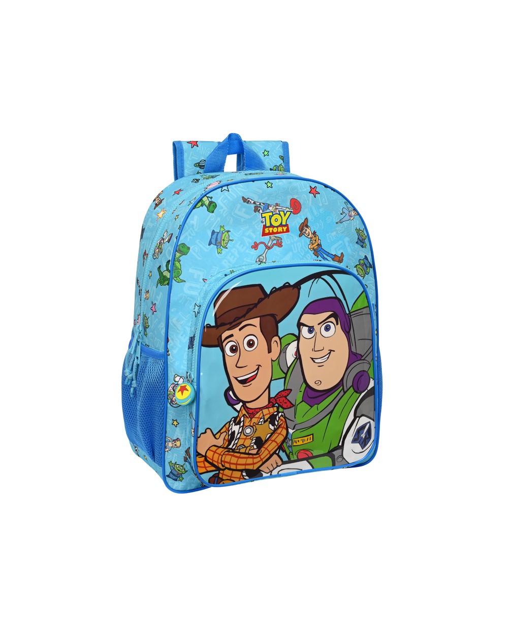 Mochila safta adaptable a carro toy story ready to play 420x330x140 mm