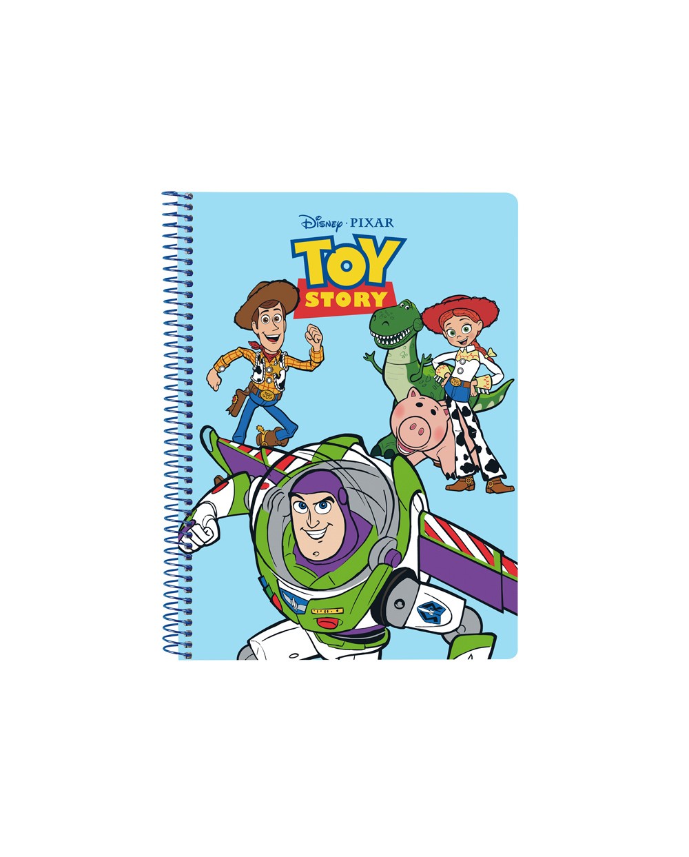 Cuaderno espiral safta cuarto 80 h 60 gr cuadro 4 mm tapa extradura toy story ready to play