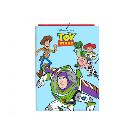 Carpeta safta gomas carton folio solapas toy story ready to play