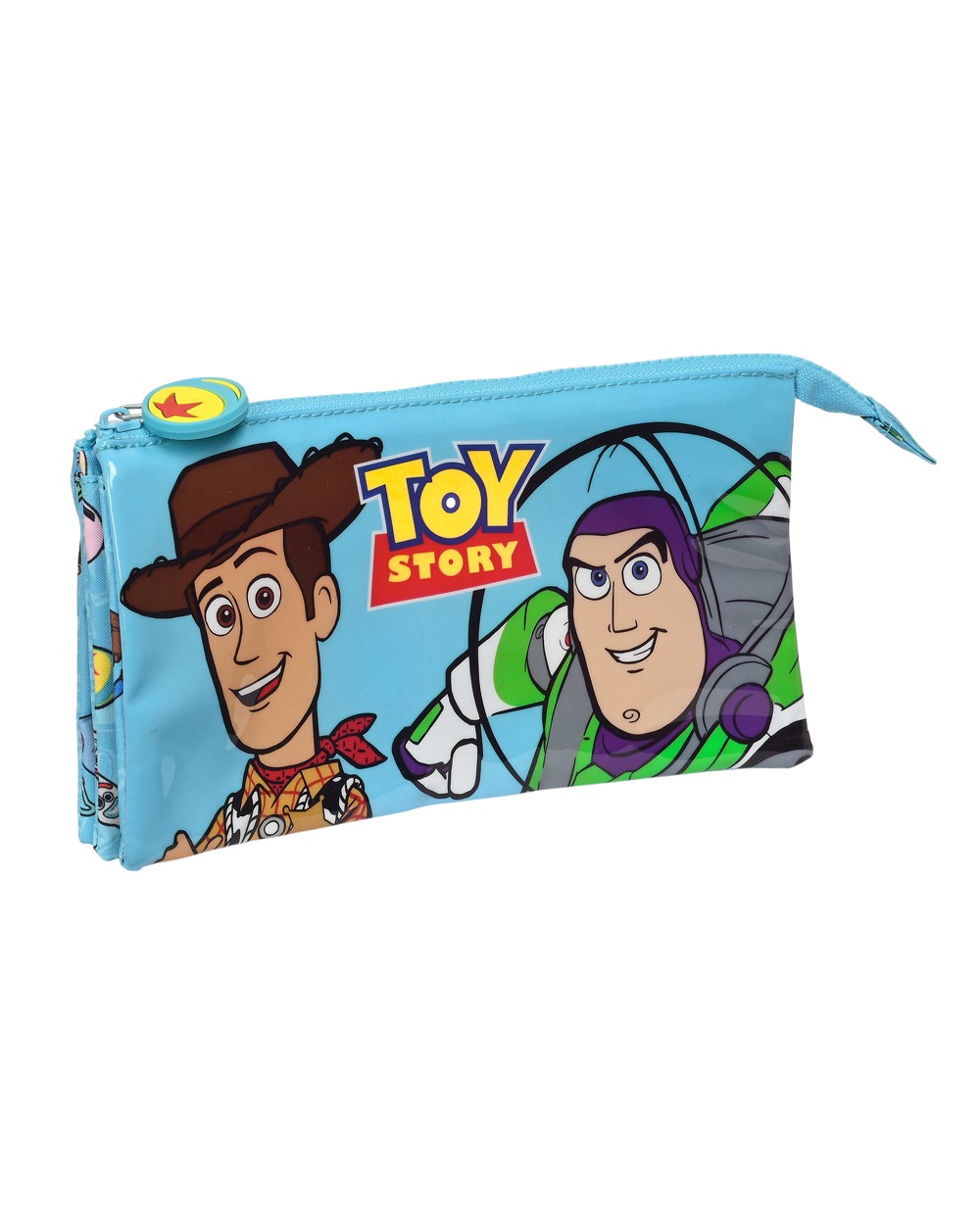 Bolso escolar portatodo safta triple cremallera toy story ready to play 120x220x30 mm